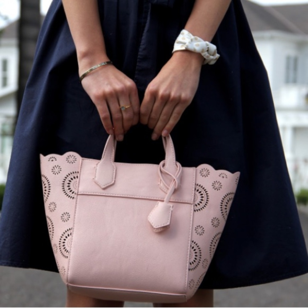 Anthropologie Miss Albright Peach/pink Crossbody Bag purse